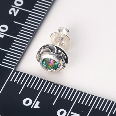 シルバースタッドピアス(片耳用)