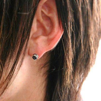 シルバースタッドピアス(片耳用)
