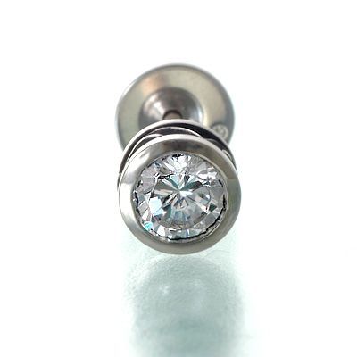 シルバースタッドピアス(片耳用)