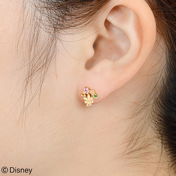 イエローゴールドピアス