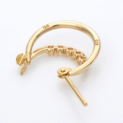 イエローゴールドピアス