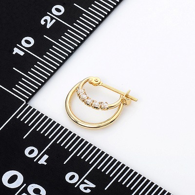 イエローゴールドピアス