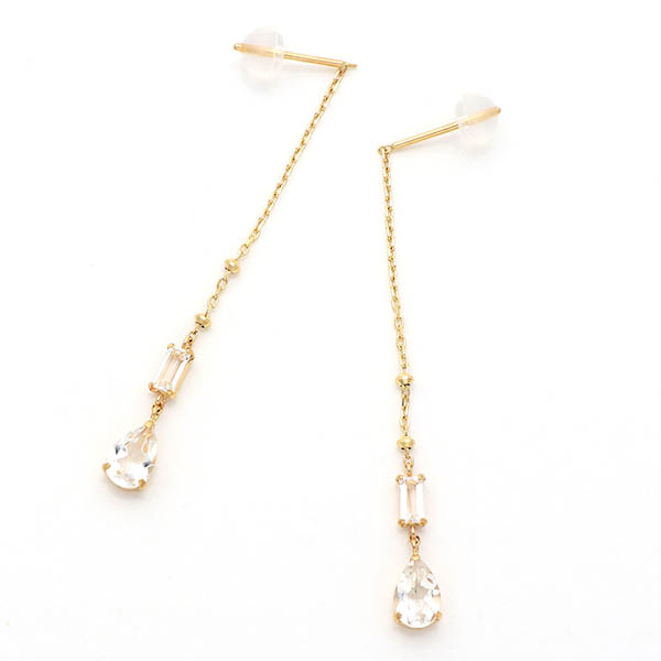 イエローゴールドアメリカンピアス