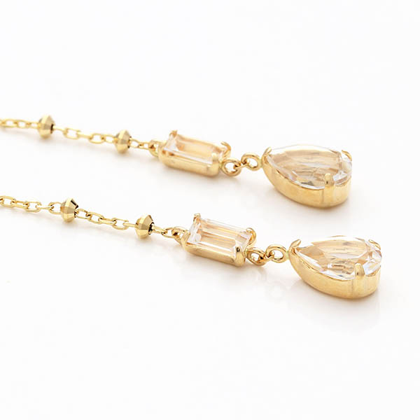 イエローゴールドアメリカンピアス