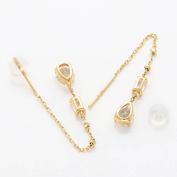 イエローゴールドアメリカンピアス