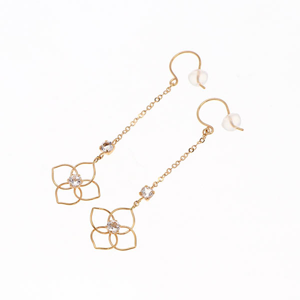 イエローゴールドピアス