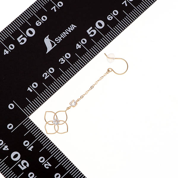 イエローゴールドピアス