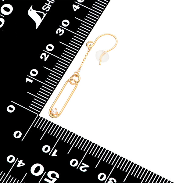 イエローゴールドピアス