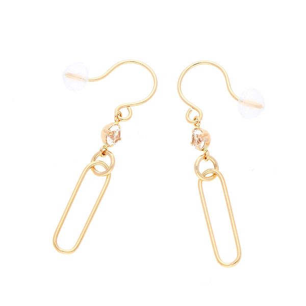 イエローゴールドピアス