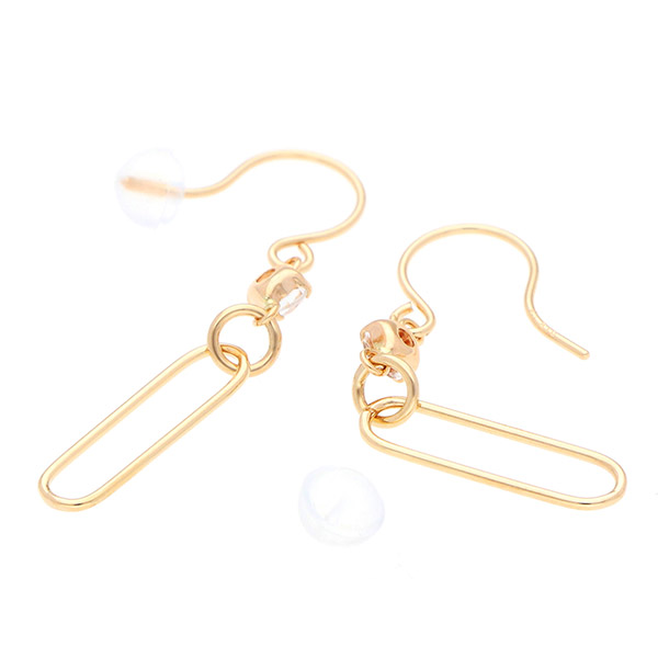 イエローゴールドピアス