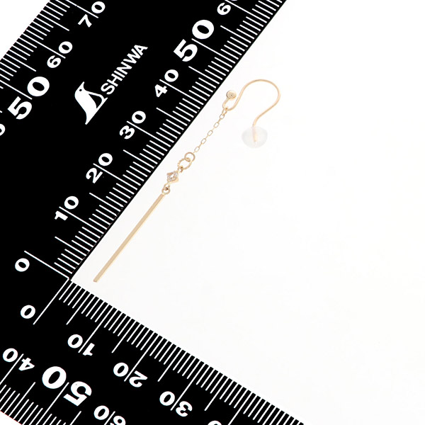 イエローゴールドピアス