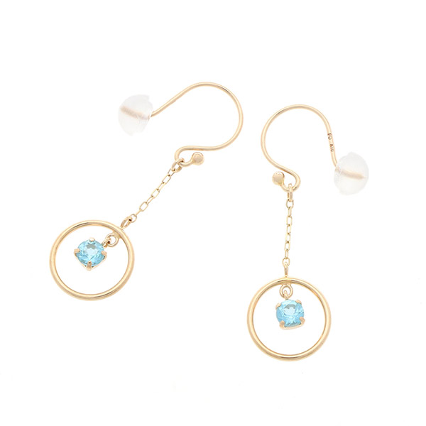 イエローゴールドピアス