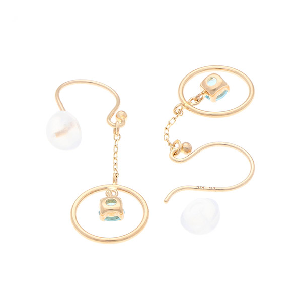 イエローゴールドピアス