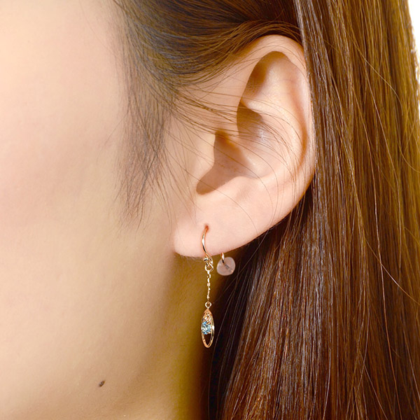 イエローゴールドピアス