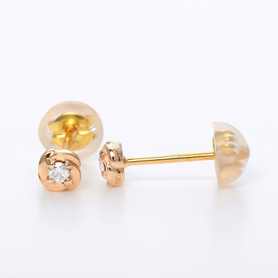 イエローゴールドピアス