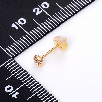 イエローゴールドピアス