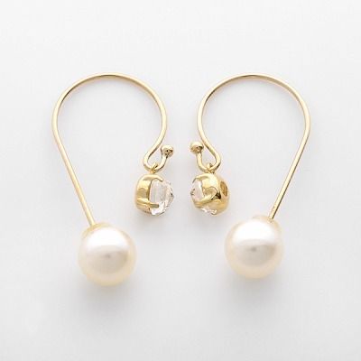 イエローゴールドピアス