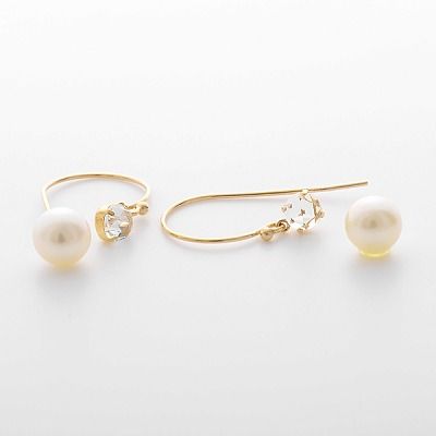 イエローゴールドピアス