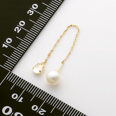 イエローゴールドピアス