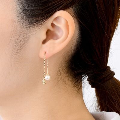 イエローゴールドピアス