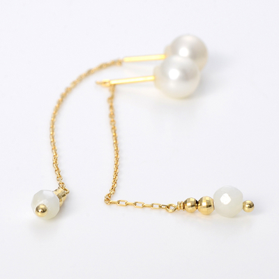 イエローゴールドピアス