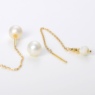 イエローゴールドピアス