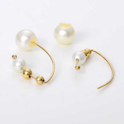 イエローゴールドピアス