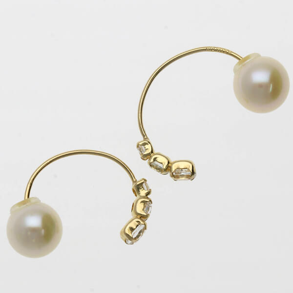 イエローゴールドピアス