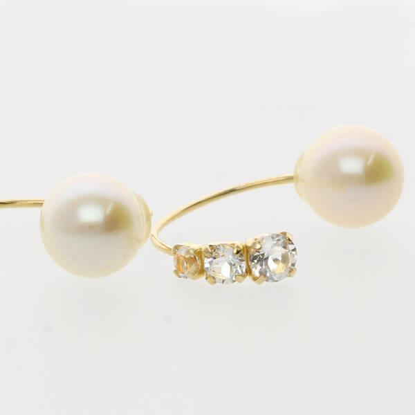 イエローゴールドピアス