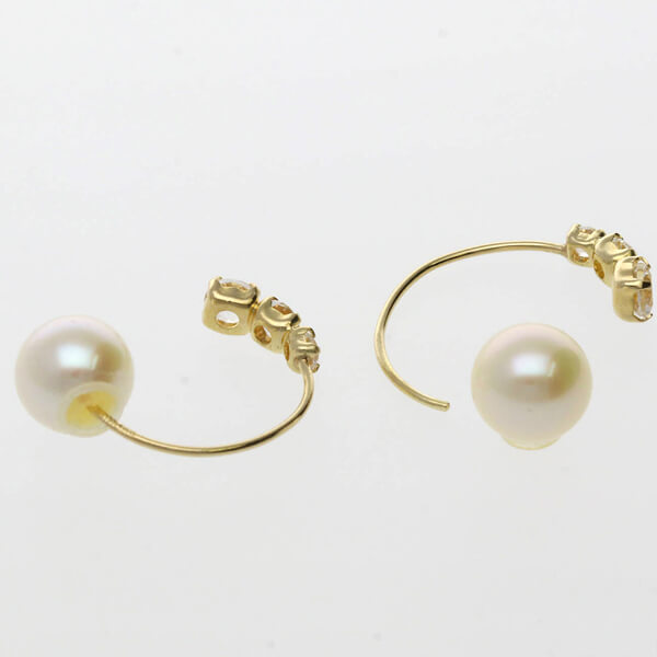 イエローゴールドピアス