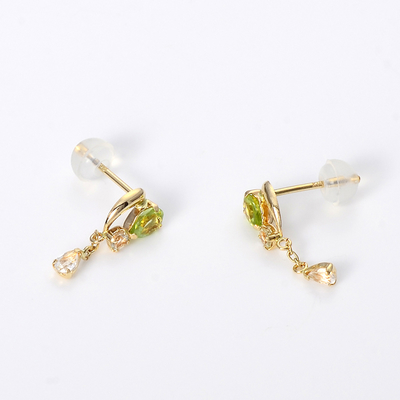 イエローゴールドピアス