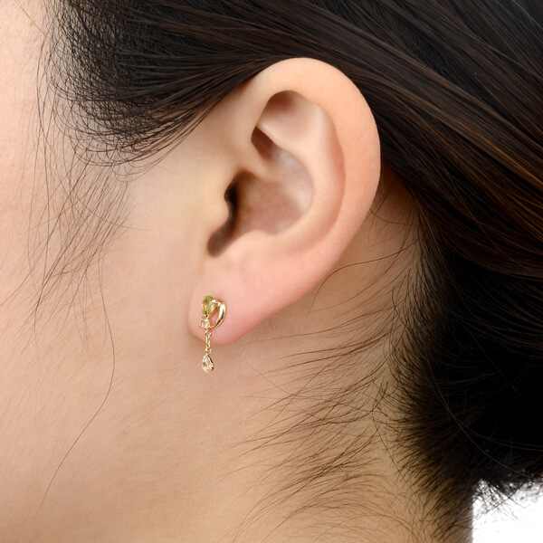 イエローゴールドピアス