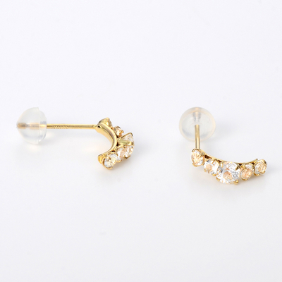 イエローゴールドピアス