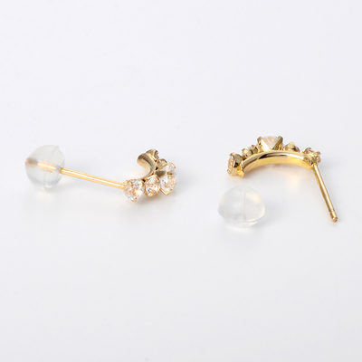 イエローゴールドピアス