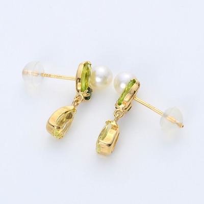 イエローゴールドピアス