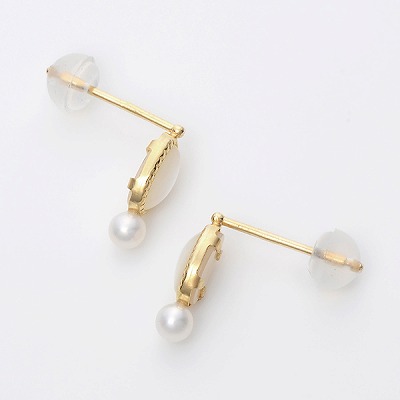 イエローゴールドピアス