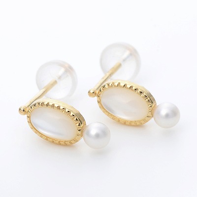 イエローゴールドピアス