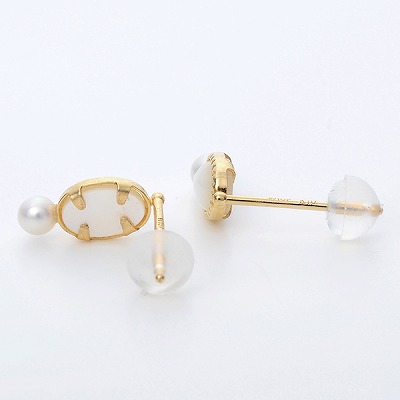 イエローゴールドピアス