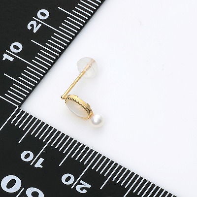 イエローゴールドピアス