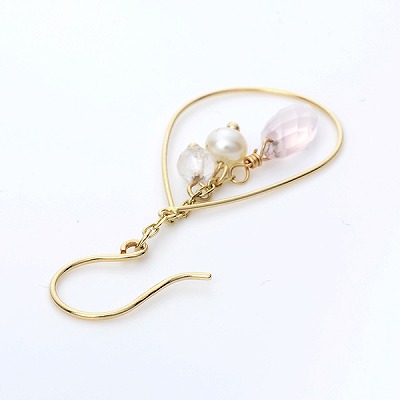 イエローゴールドピアス