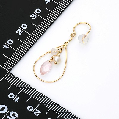 イエローゴールドピアス