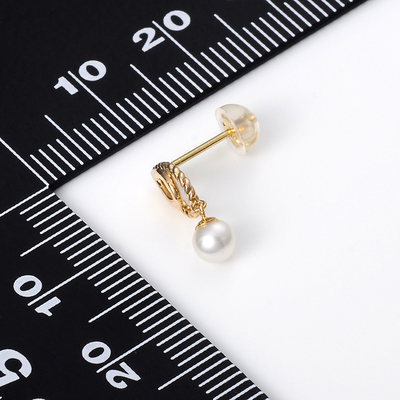 イエローゴールドピアス