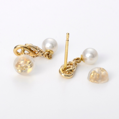 イエローゴールドピアス