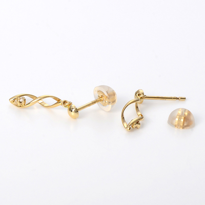 イエローゴールドピアス