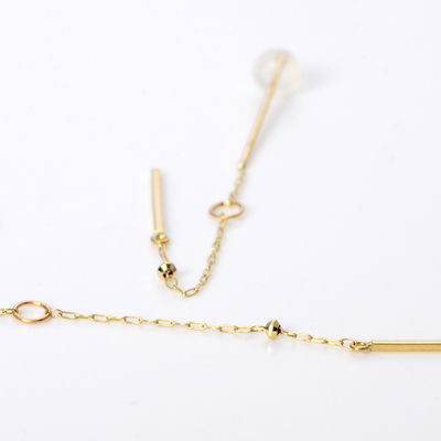 イエローゴールドピアス