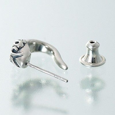 シルバーフープピアス(片耳用)