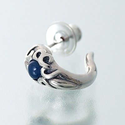 シルバーフープピアス(片耳用)