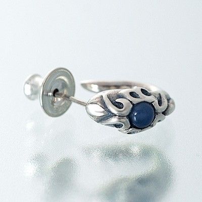 シルバーフープピアス(片耳用)