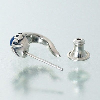 シルバーフープピアス(片耳用)