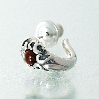 シルバーフープピアス(片耳用)